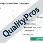 Single V Groove Welding Consumables Calculator