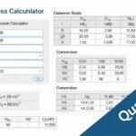 Steel Hardness Conversion Calculator