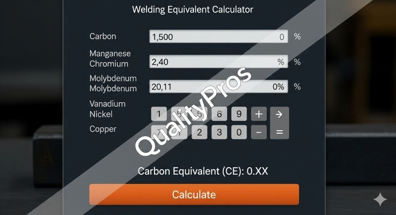 Welding Carbon Equivalent Calculator