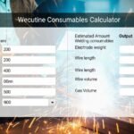 Welding consumables calculator