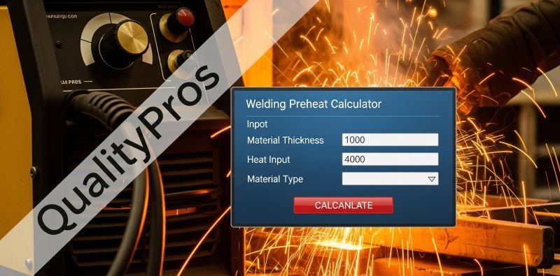 Online Welding Preheat Calculator