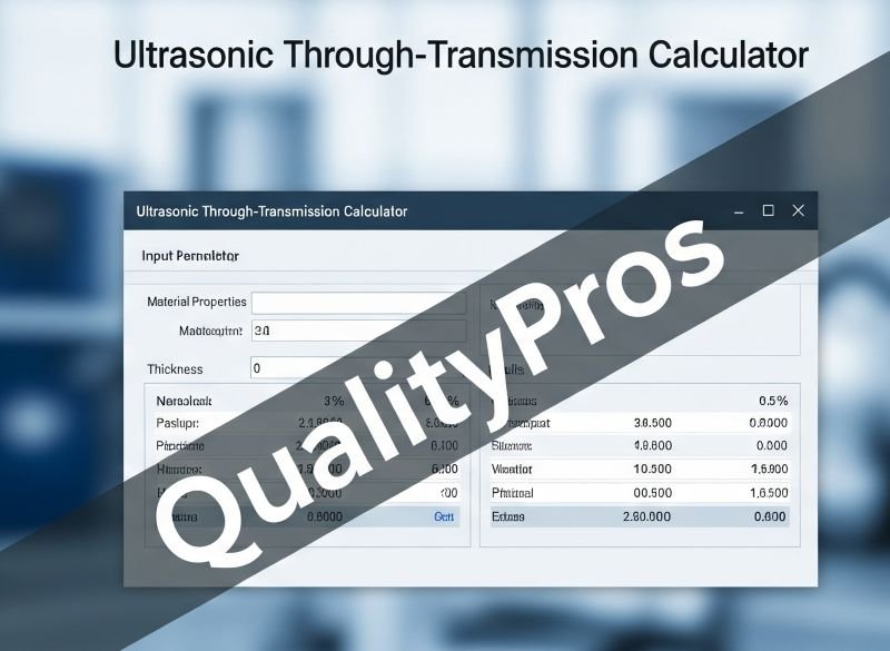 Ultrasonic Through-Transmission Calculator