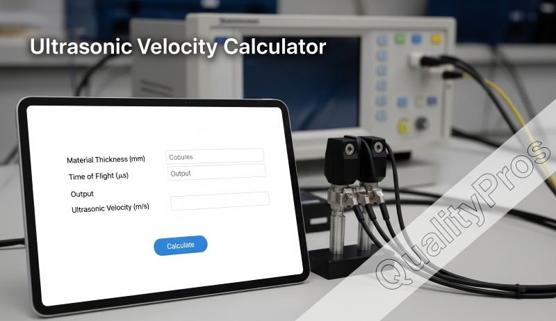 Ultrasonic Velocity Calculator