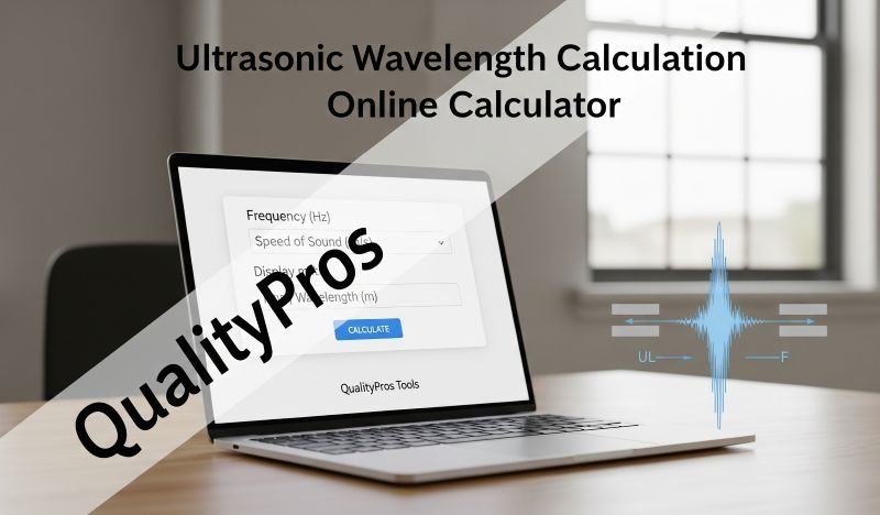 Ultrasonic Wavelength Calculation online Calculator
