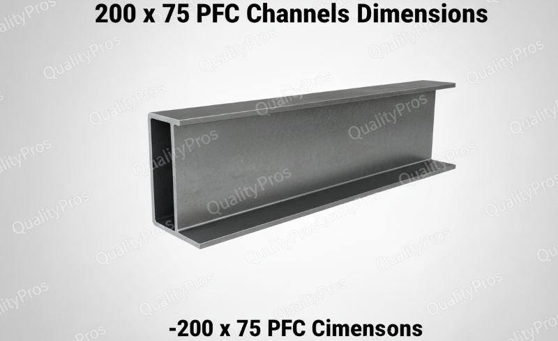 200 x 75 PFC Channels Dimensions