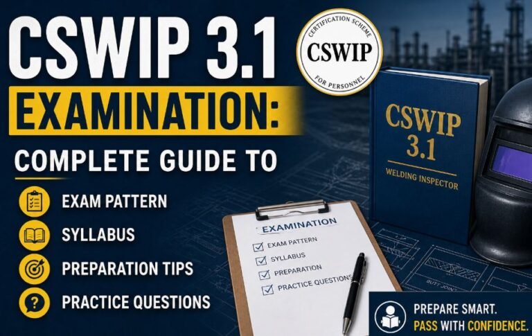 CSWIP 3.1 Examination: Complete Guide to Exam Pattern, Syllabus ...